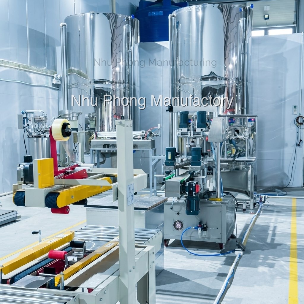 Quy Trình Gia Công Nước Giặt OEM Từ A–Z Tại Nhà Máy: 5 Bước Thực Tế