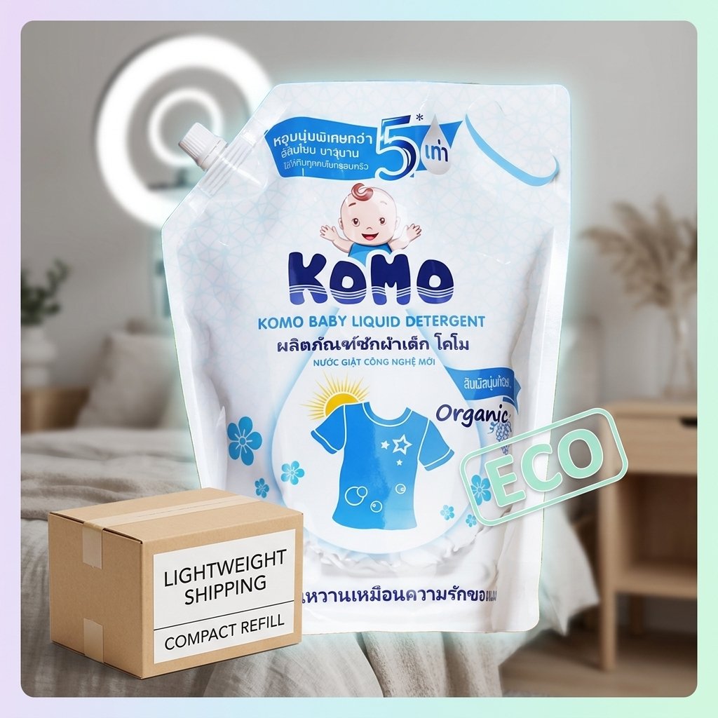 Mẫu chai nhựa PET trong suốt phô diễn dung dịch tím Lavender bắt mắt tại kệ siêu thị