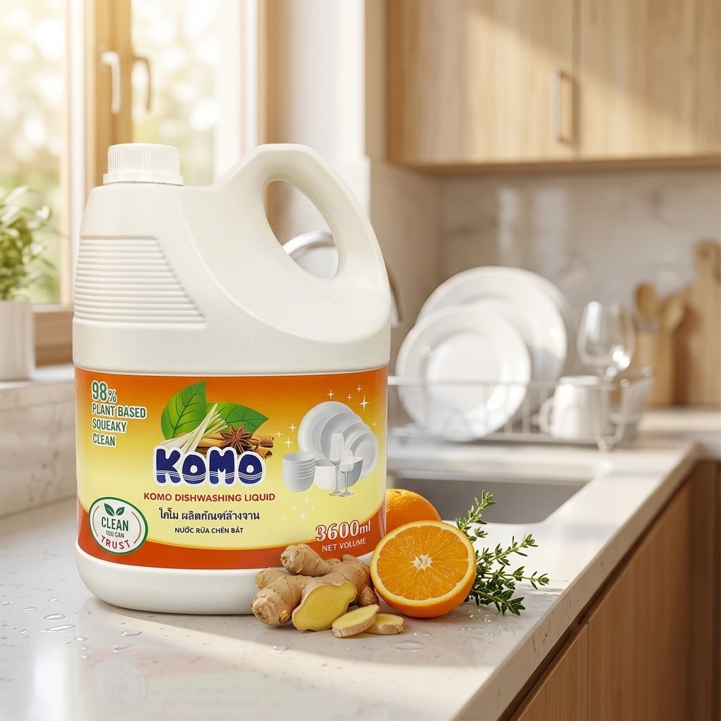 Gia Công Nước Rửa Chén Sinh Học: Mồi Nhử Phễu Cross-sale Siêu Lợi Nhuận